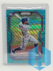 2021 Panini Prizm Teal Wave RC #72 Santiago Espinal Toronto Blue Jays